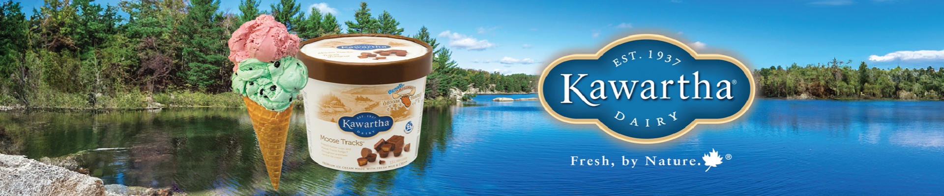 Kawartha Dairy Ice cream at Gordon Bay Marine