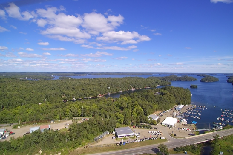 a landscape shot of gordon bay marine